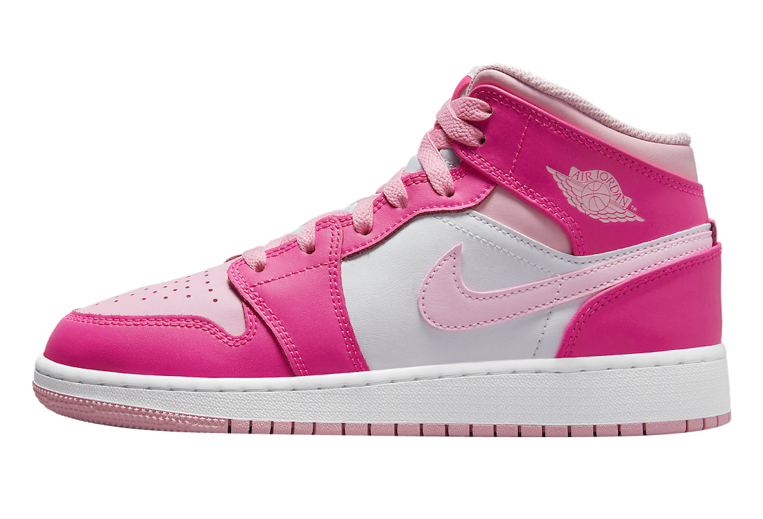 Air Jordan 1 Mid GS Medium Soft Pink