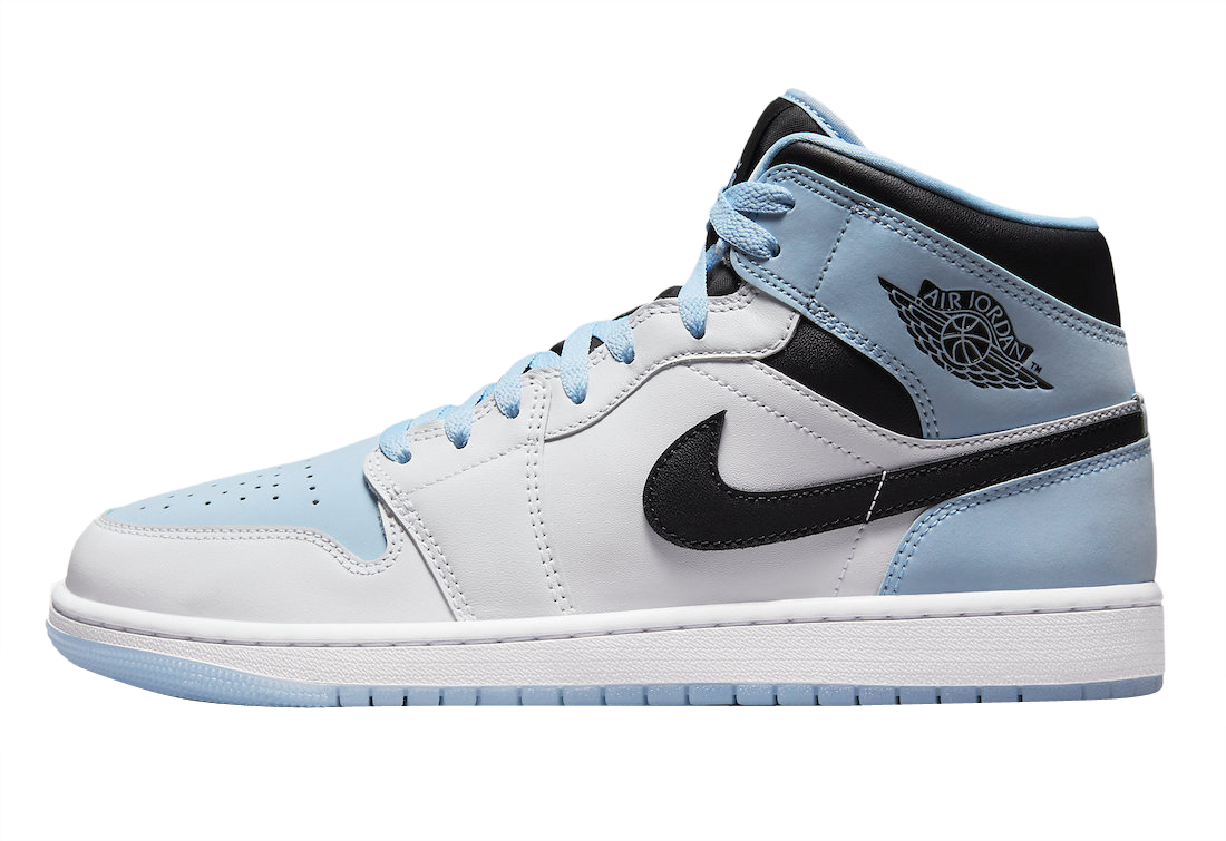 Air Jordan 1 Mid White Blue Black