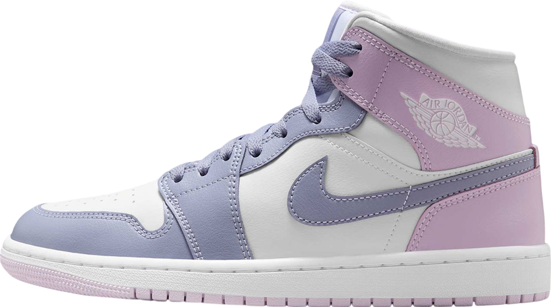 Air Jordan 1 Mid WMNS Indigo Haze / Doll White - Mar 2025