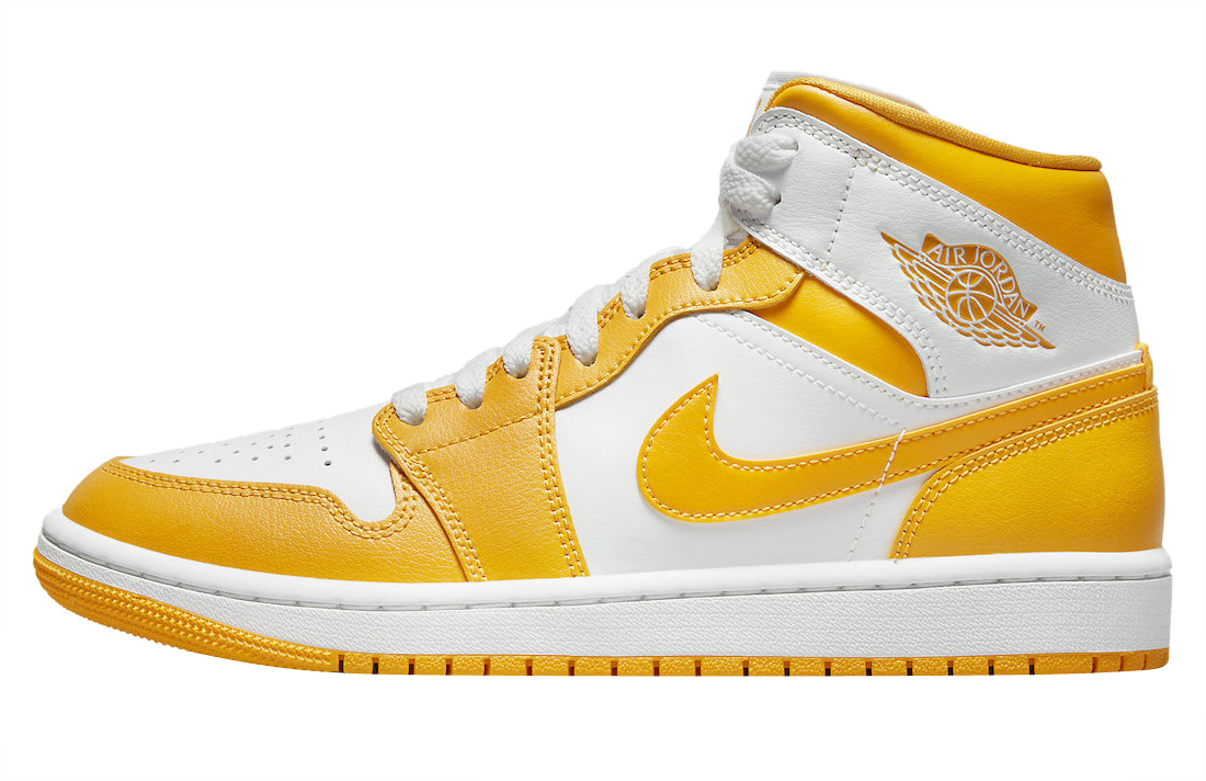 Air Jordan 1 Mid ホワイト/ユニバーシティゴールド 希望額募集！ air-jordan-1-mid-wmns-
