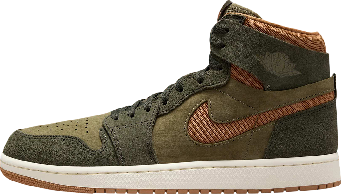AIR JORDAN 1 ZOOM CMFT オリーブ Get Fall-Ready With The Air Jordan 1 High Zoom CMFT Neutral