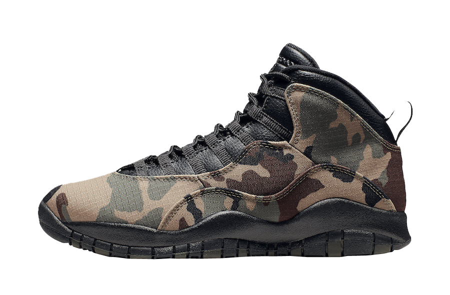 Air Jordan 10 Woodland Camo