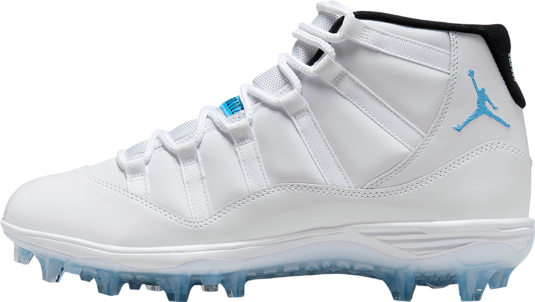 jordan 11 cleats white