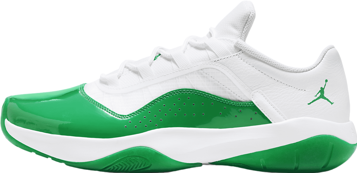 Air Jordan 11 CMFT Low WMNS White Lucky Green Feb 2024 DV2629 131 KicksOnFire