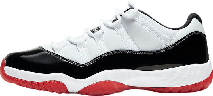 Air Jordan 11 Low ホワイト/ブラック/レッド Nike MENS Air Jordan 11 XI Retro Low 