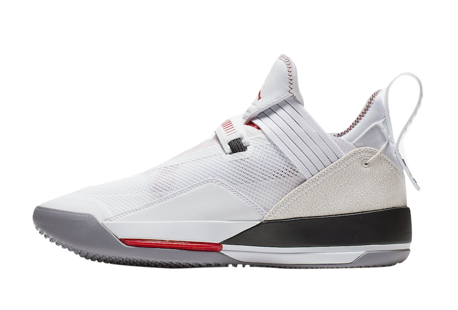 Air Jordan 33 SE White Gym Red