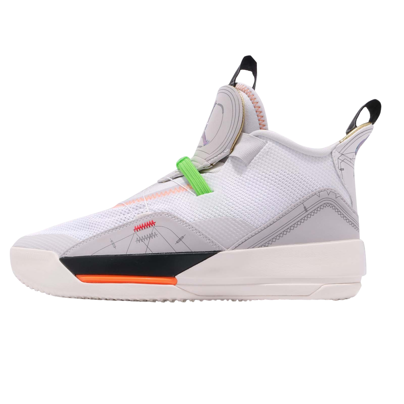 Air Jordan 33 Vast Grey / Cone