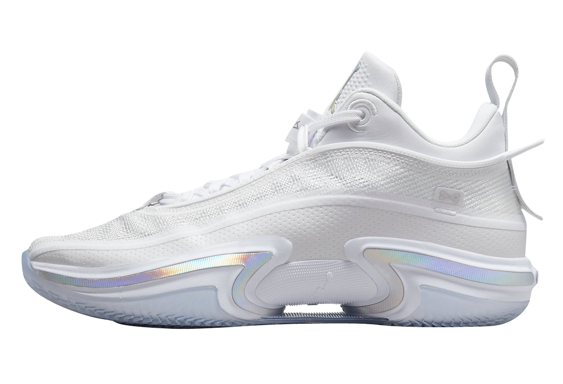 Air Jordan 36 Low White Iridescent