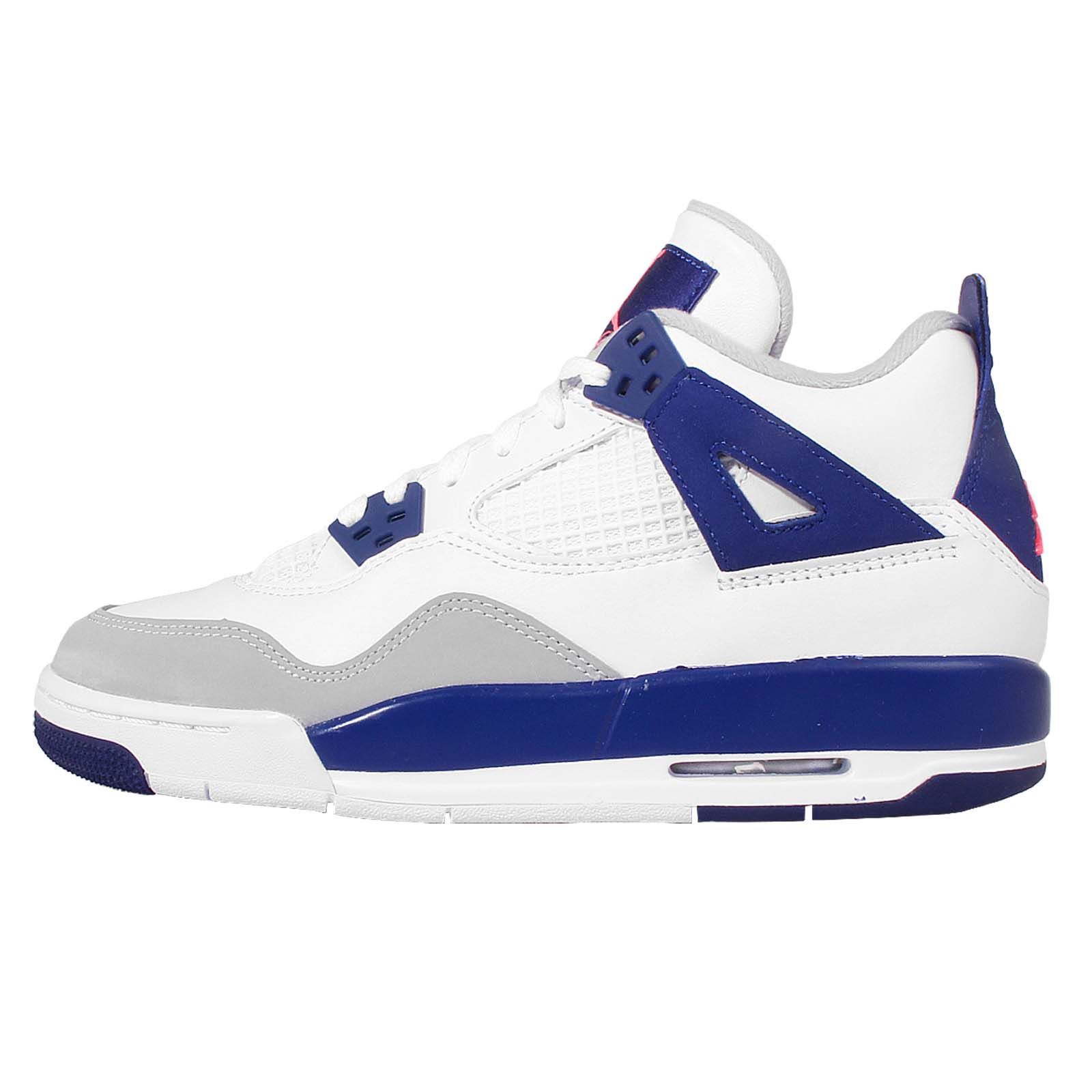 Air Jordan 4 GS White Deep Royal Blue