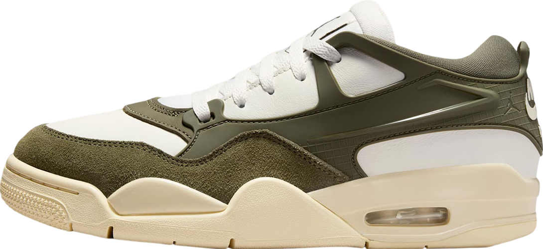 ★Nike★ Air Jordan 4 RM W Sail Coconut Milk Medium Olive FQ Air Jordan 4 RM 