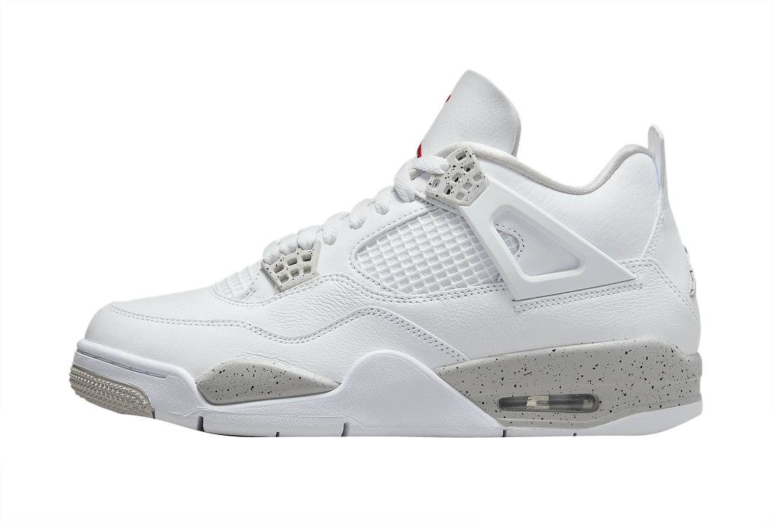 Air Jordan 4 White Oreo (Tech Grey)