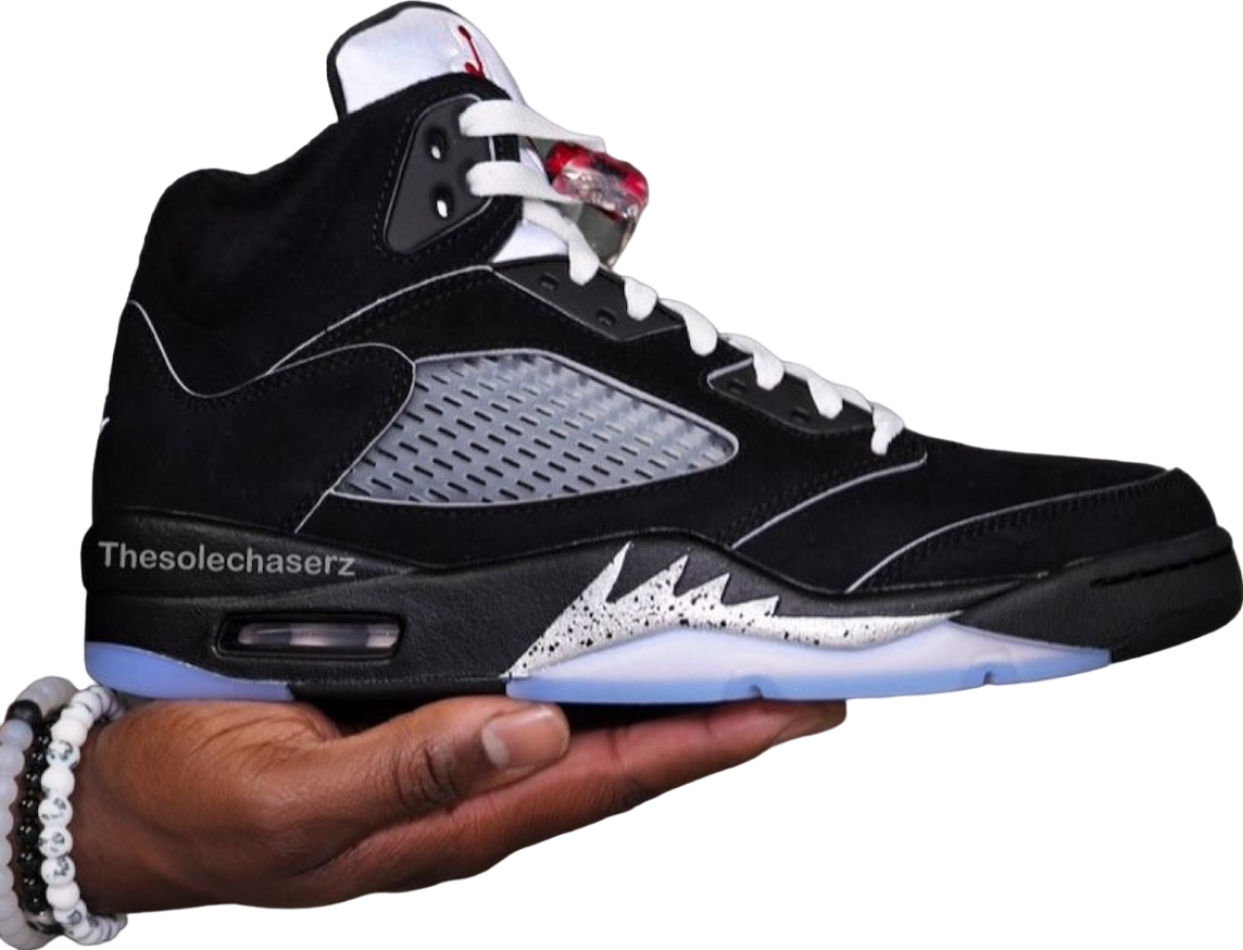 Air Jordan 5 Black Metallic Reimagined