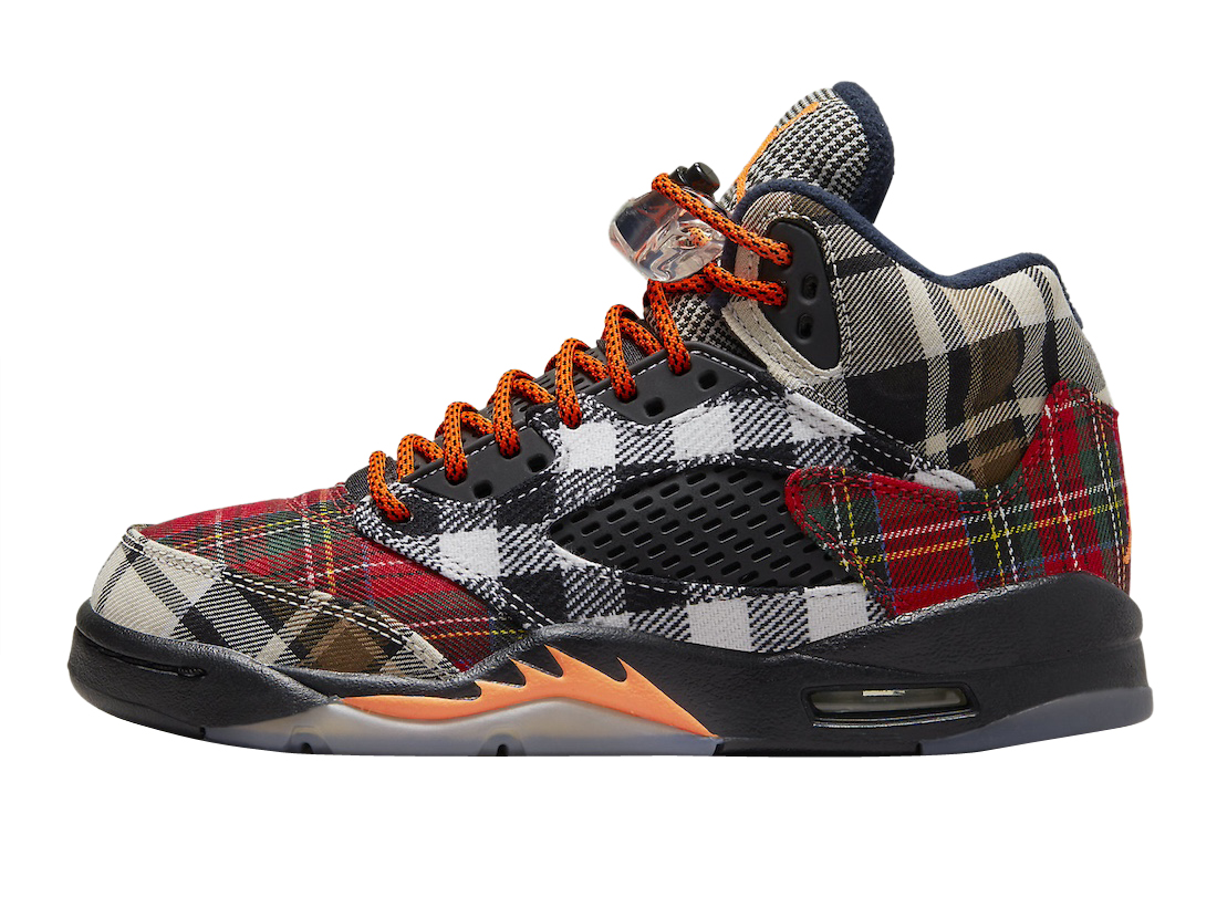 Air Jordan 5 GS Plaid