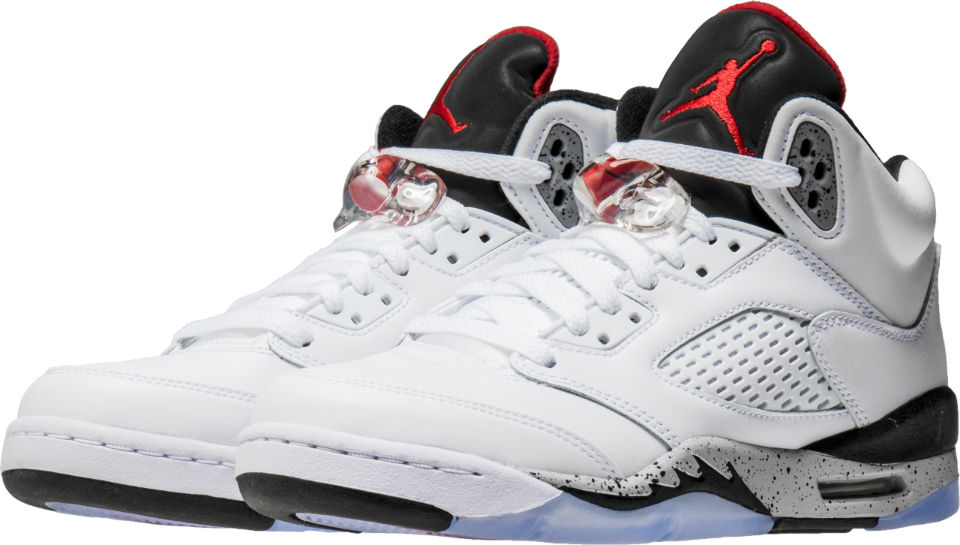 Air Jordan 5 GS White Cement