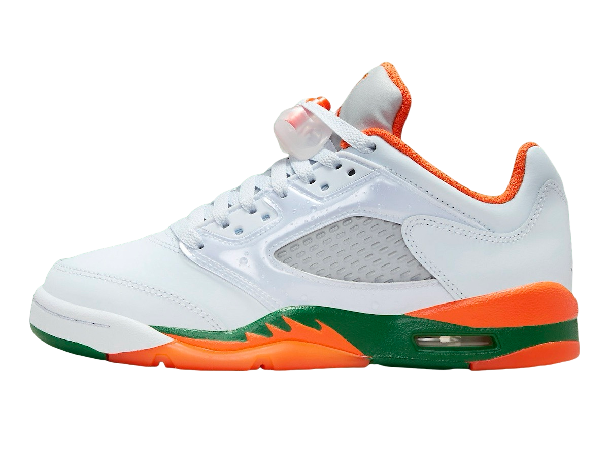 Air Jordan 5 Low GS Miami Hurricanes