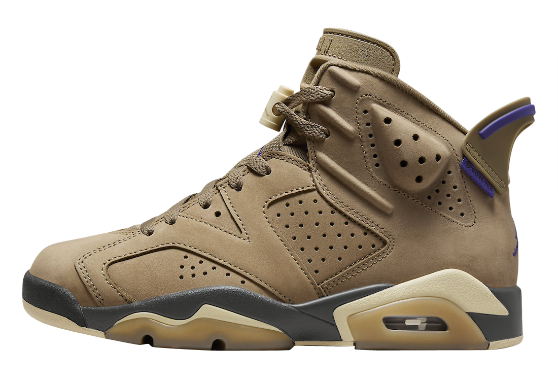 Air Jordan 6 WMNS Gore-Tex Brown Kelp