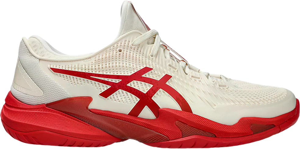 Asics Court FF 3 Novak White / Tuna Blue - Jul 2025 - 1041A522-967