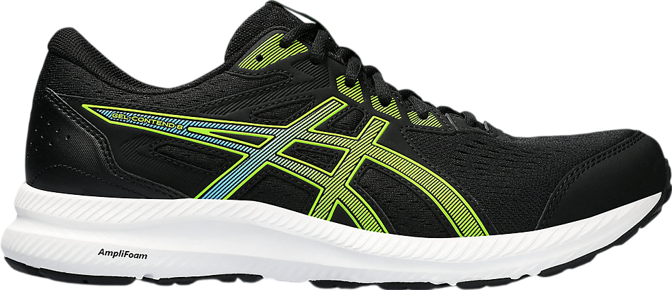 Asics Gel-Contend 8 Black / Electric Lime