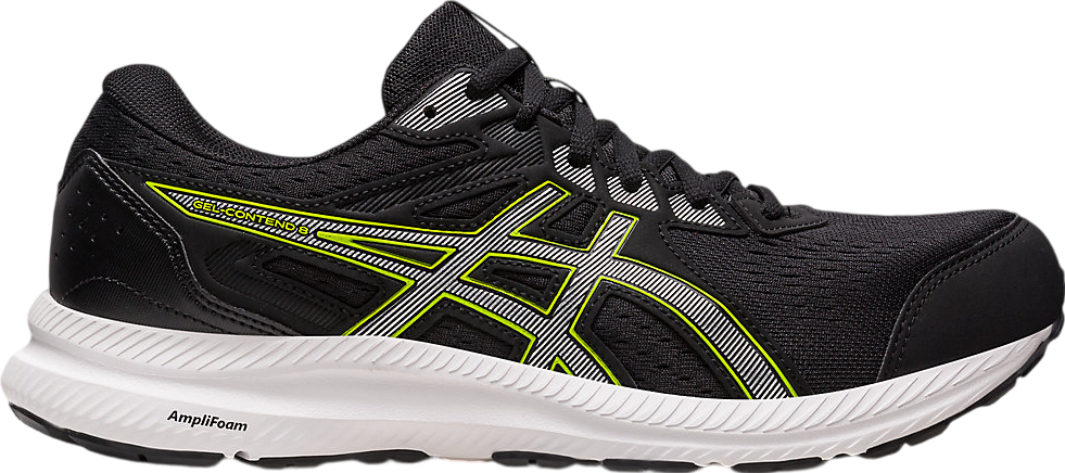 Asics Gel-Contend 8 Black / Pure Silver