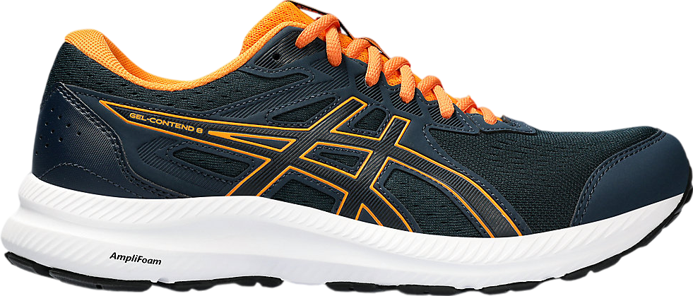 Asics Gel-Contend 8 Extra Wide French Blue / Bright Orange