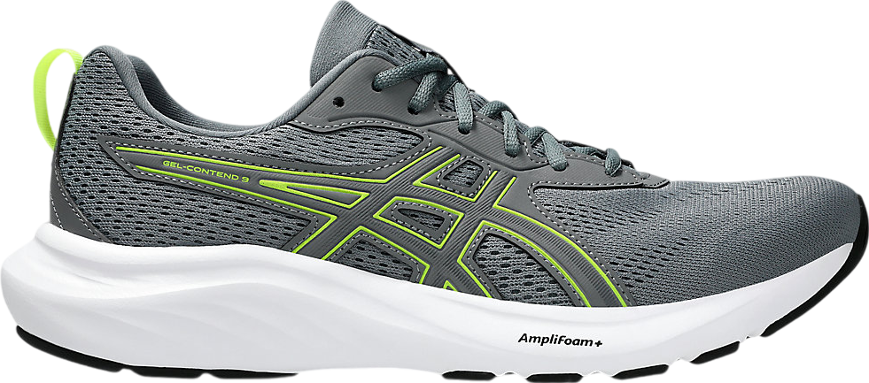 Asics Gel-Contend 9 Extra Wide Steel Grey / Safety Yellow