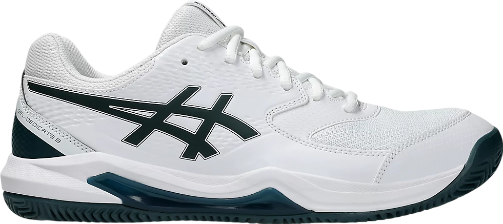 Asics Gel-Dedicate 8 Clay White / Saxon Green - Jan 2025
