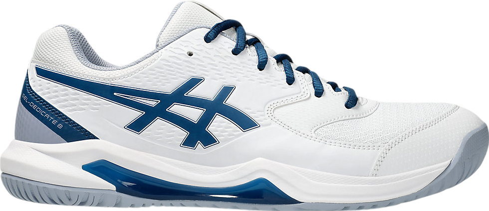 Asics Gel-Dedicate 8 White / Mako Blue - Jan 2024 - 1041A408-103