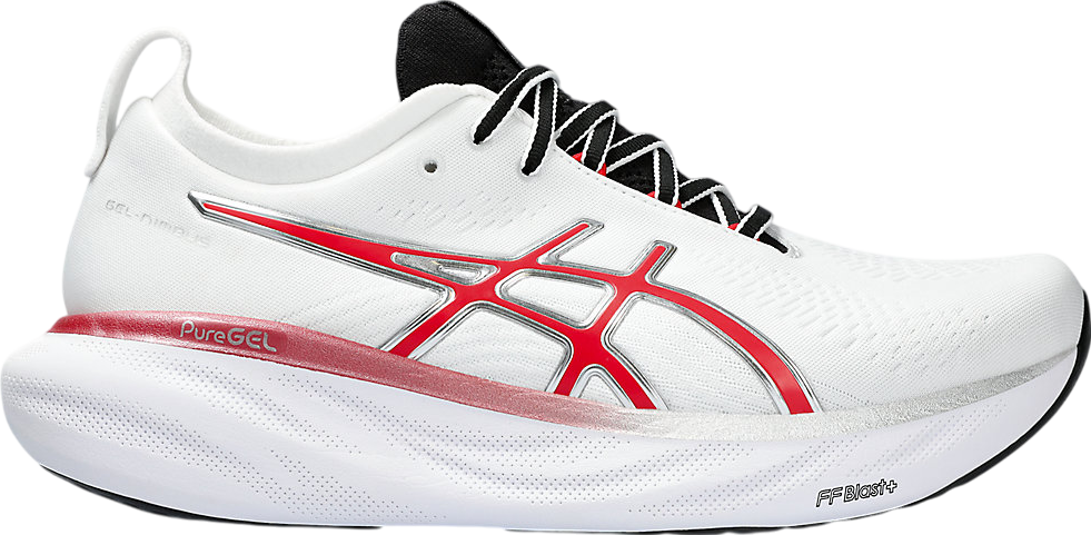 Asics Gel-Nimbus 25 Anniversary White / Classic Red