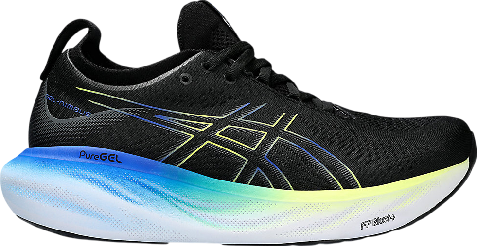 Asics Gel-Nimbus 25 Black / Glow Yellow