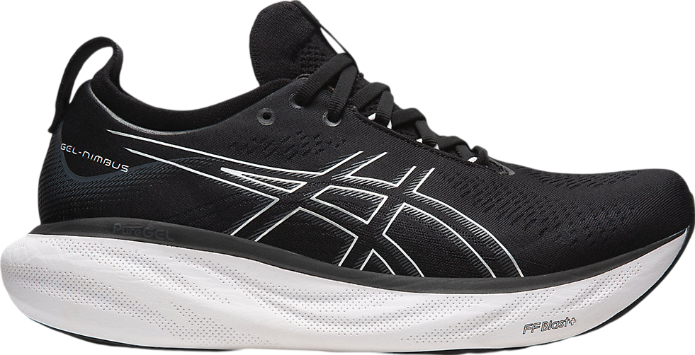 Asics Gel-Nimbus 25 Black / Pure Silver