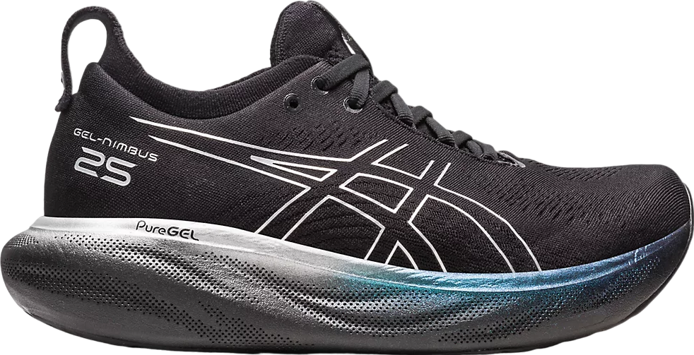 Asics Gel-Nimbus 25 Platinum WMNS Black / Pure Silver