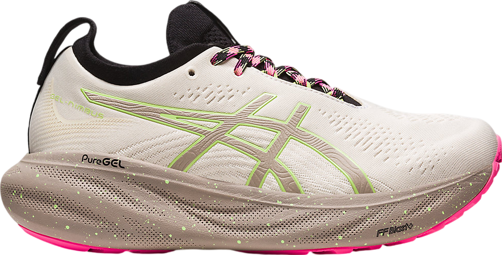 Asics Gel-Nimbus 25 TR WMNS Nature Bathing / Lime Green