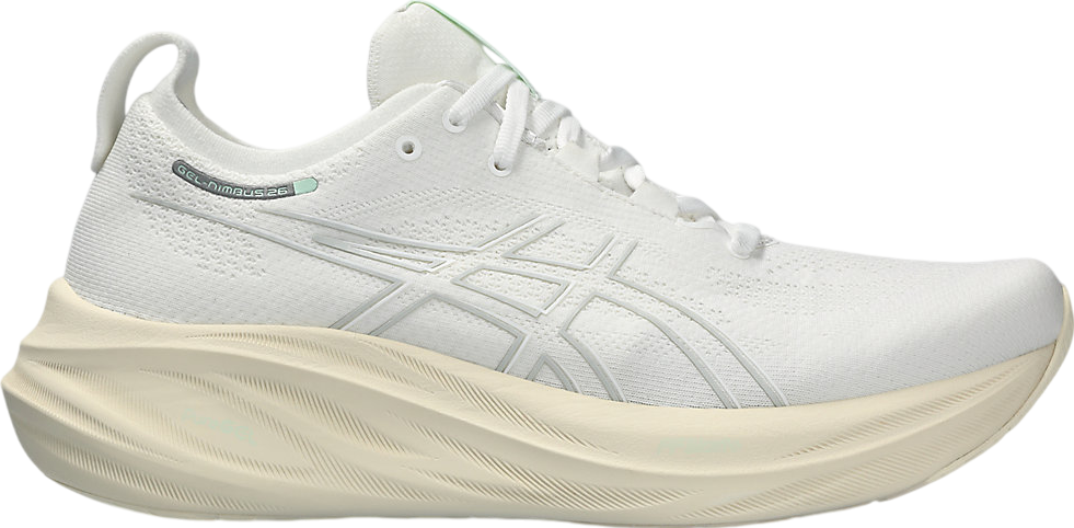 Asics Gel-Nimbus 26 White / Birch - Jan 2024 - 1011B794-102