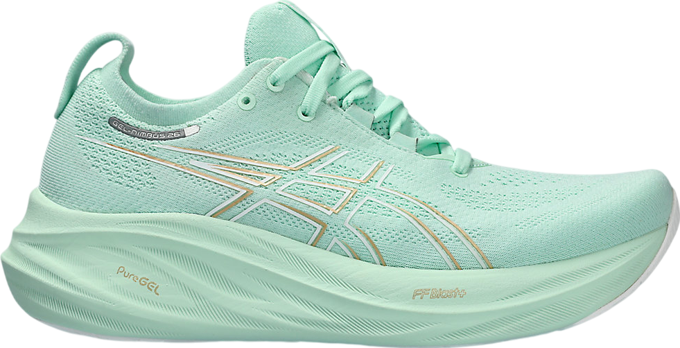 Asics Gel-Nimbus 26 Wide WMNS Blue Expanse / Aurora Green - Jan