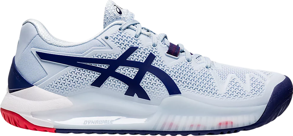 Asics Gel-Resolution 8 Wide WMNS White / Lapis Lazuli Blue