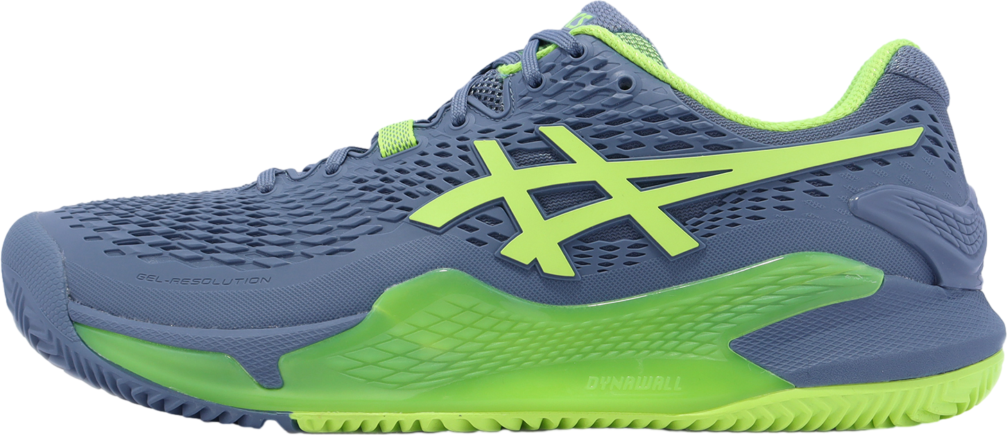 限定 GEL-RESOLUTION 9 26cm　新品 Asics GEL-Resolution 9 Clay Steel Blue / Hazard Green - Jan