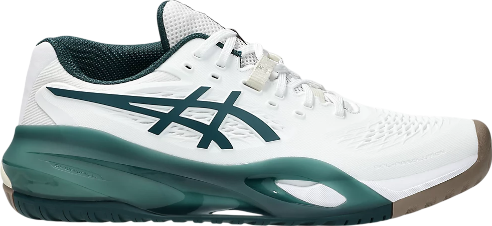 Asics Gel-Resolution X White / Saxon Green - Jan 2025