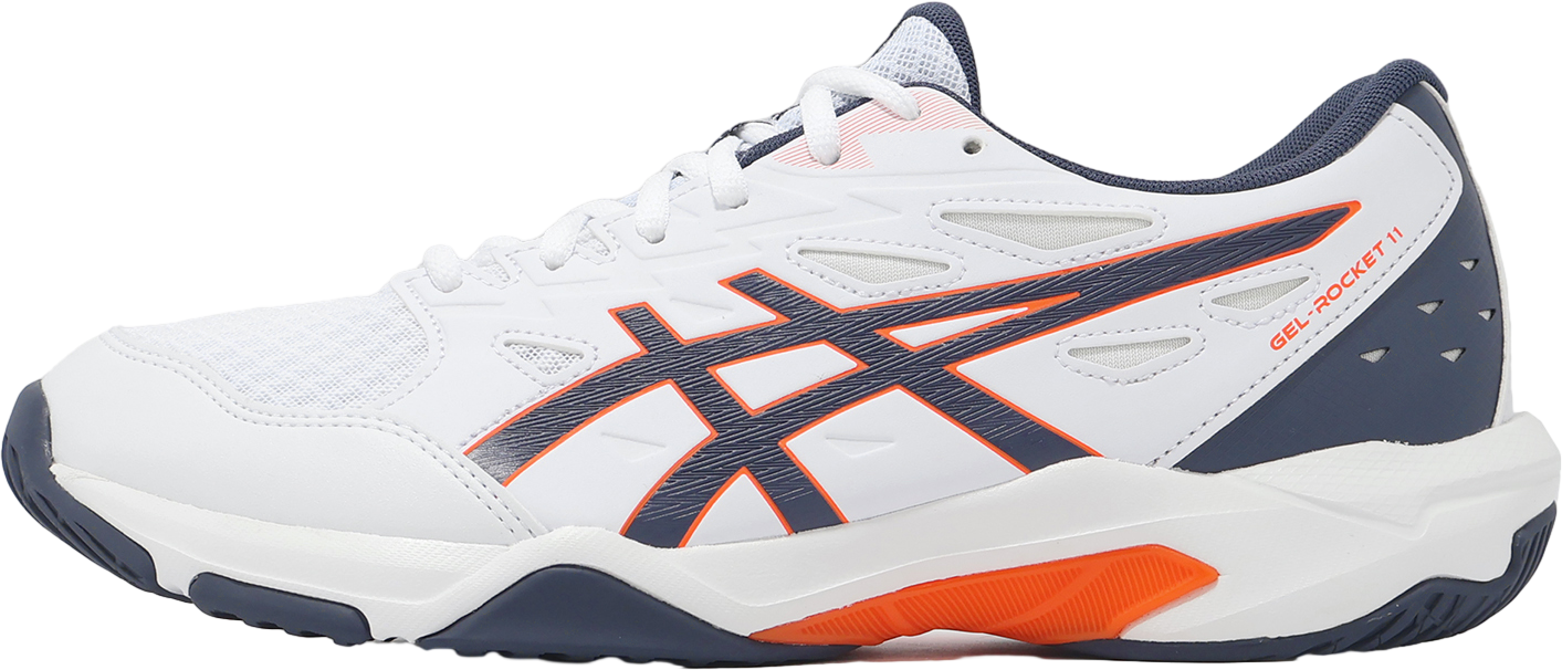 Asics GEL-Rocket 11 2E Wide White / Monaco Blue - Sep 2024