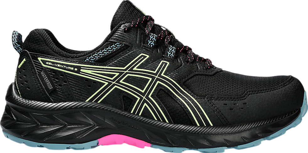 Asics Gel-Venture 9 Waterproof WMNS Black / Lime Green