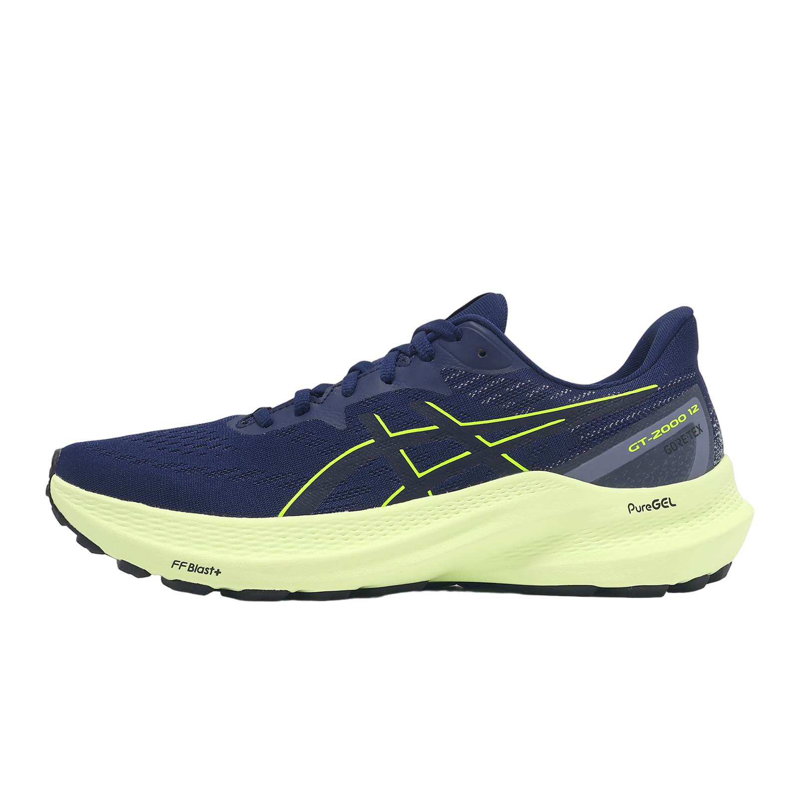 Asics GT-2000 12 GTX Blue Expanse / Safety Yellow