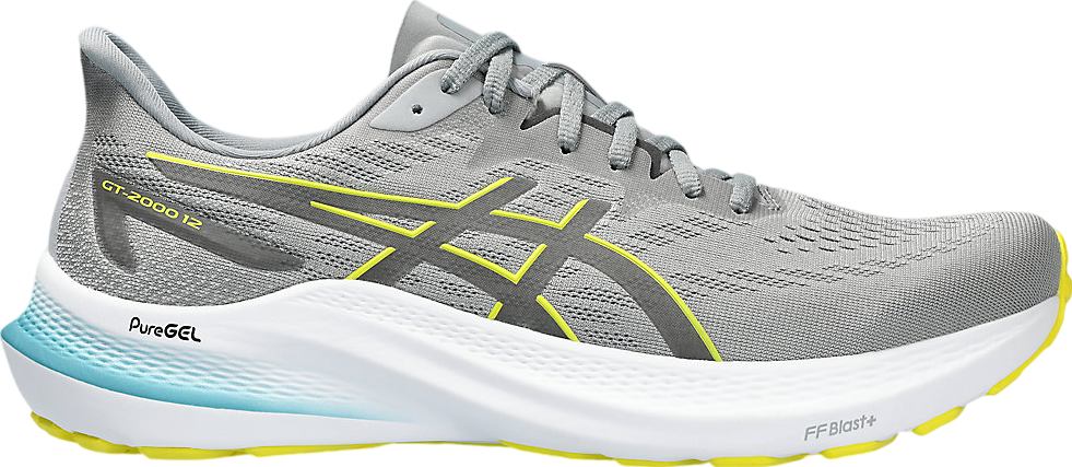 Asics GT-2000 12 Sheet Rock / Bright Yellow