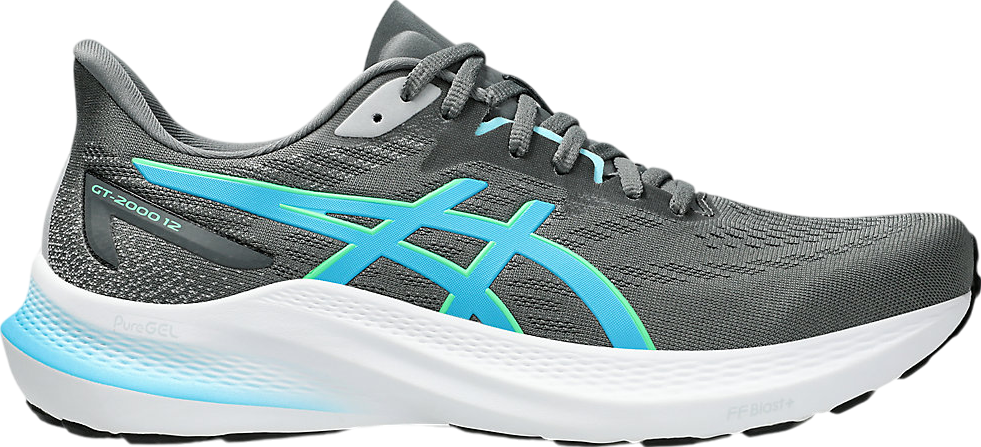 Asics GT-2000 12 Steel Grey / Digital Aqua