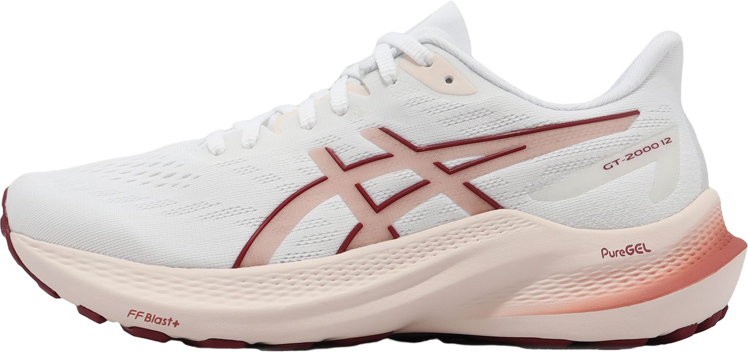 Asics GT-2000 12 WMNS White / Sunrise Red - Dec 2023