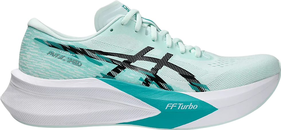 新品 アシックスMAGIC SPEED 4 Stillwater/White MAGIC SPEED 4 WIDE | Men | White/Black | Men's Running Shoes