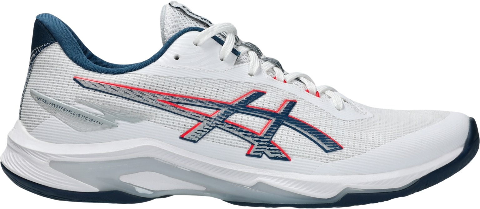ASICS NETBURNER BALLISTIC ホワイト/ブラック ASICS Netburner Ballistic FF 4 White Black Men's - 1051A088