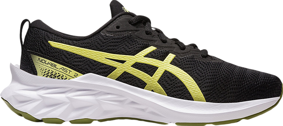 Asics Novablast 2 GS Black / Glow Yellow