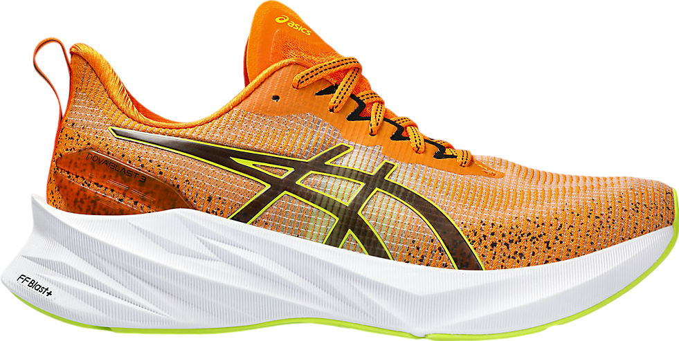 Asics Novablast 3 LE Bright Orange / Neon Lime