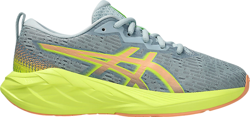 Asics Novablast 4 GS Cool Grey / Bright Sunstone