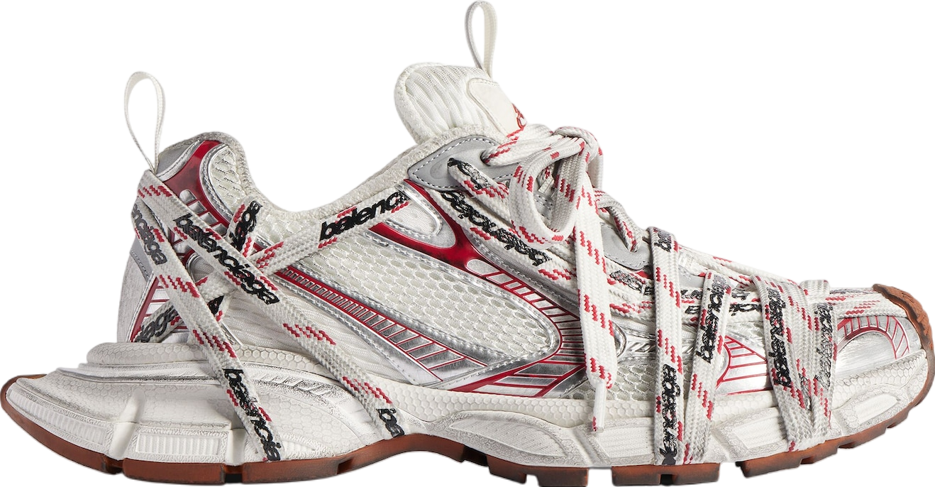 Balenciaga 3xl Extreme Laces Logo White / Black - Sep 2025