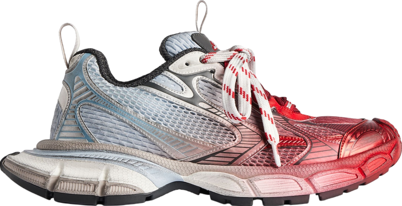 Balenciaga 3xl Toe Spray White / Blue / Grey / Red - Apr